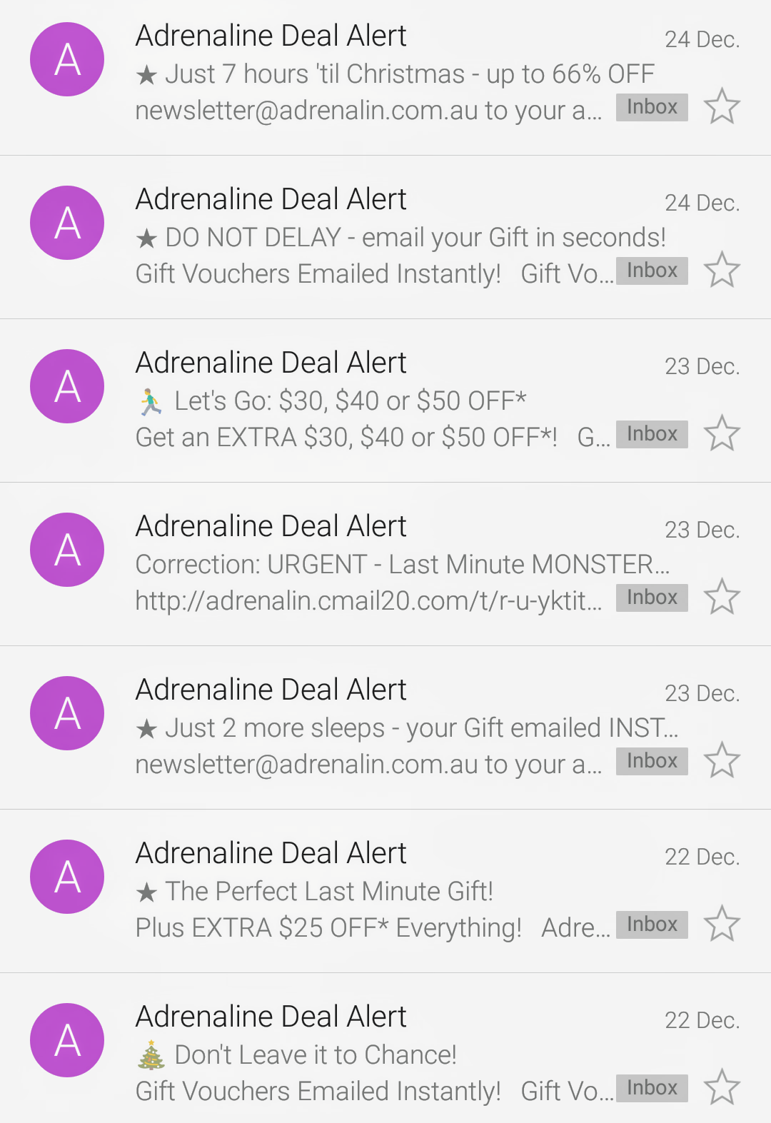 Adrenalin email marketing 