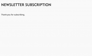 Thank you for subscribing text.