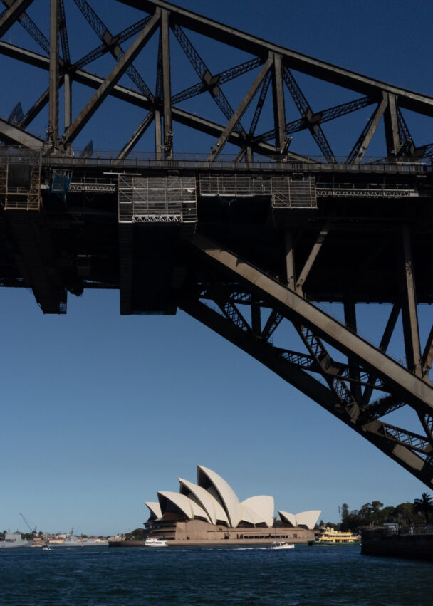 Sydney Harbour bridge and Sydney opera house